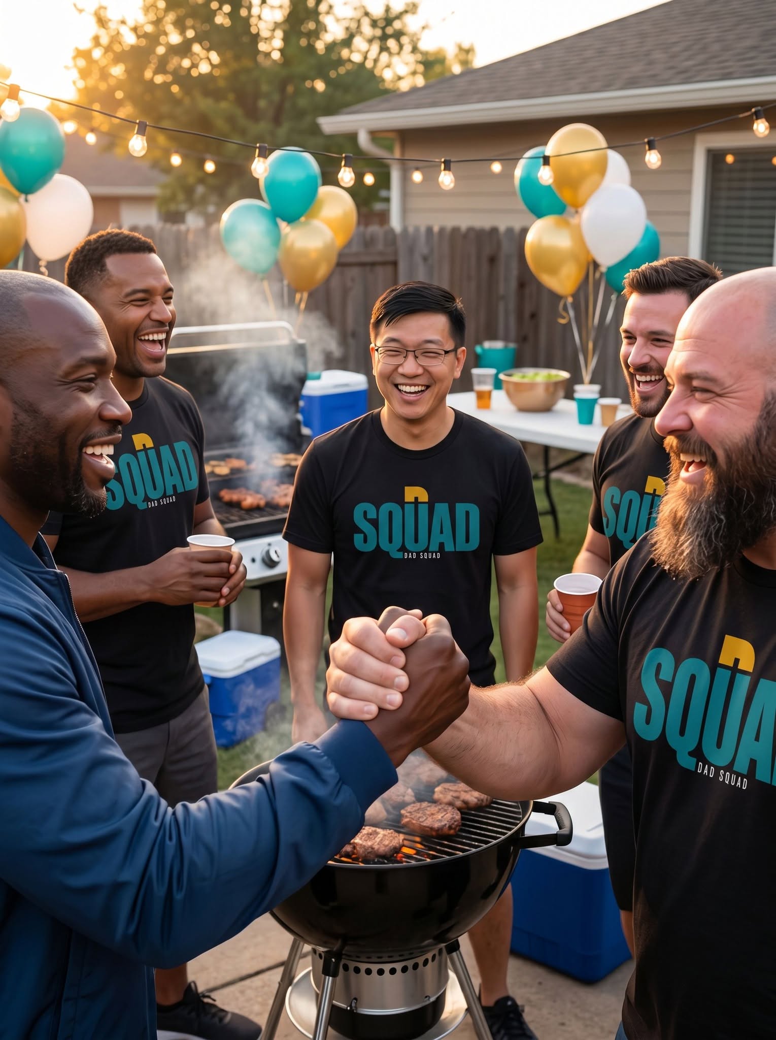 A backyard cookout