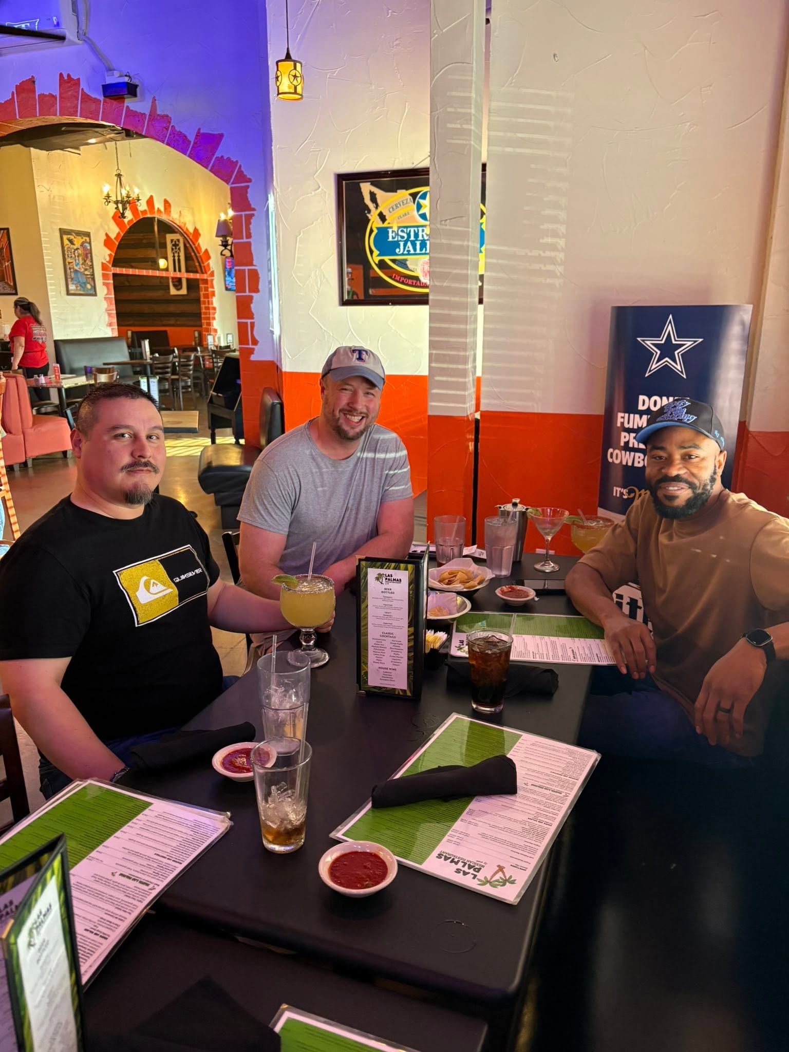 The table at Las Palmas, Mansfield