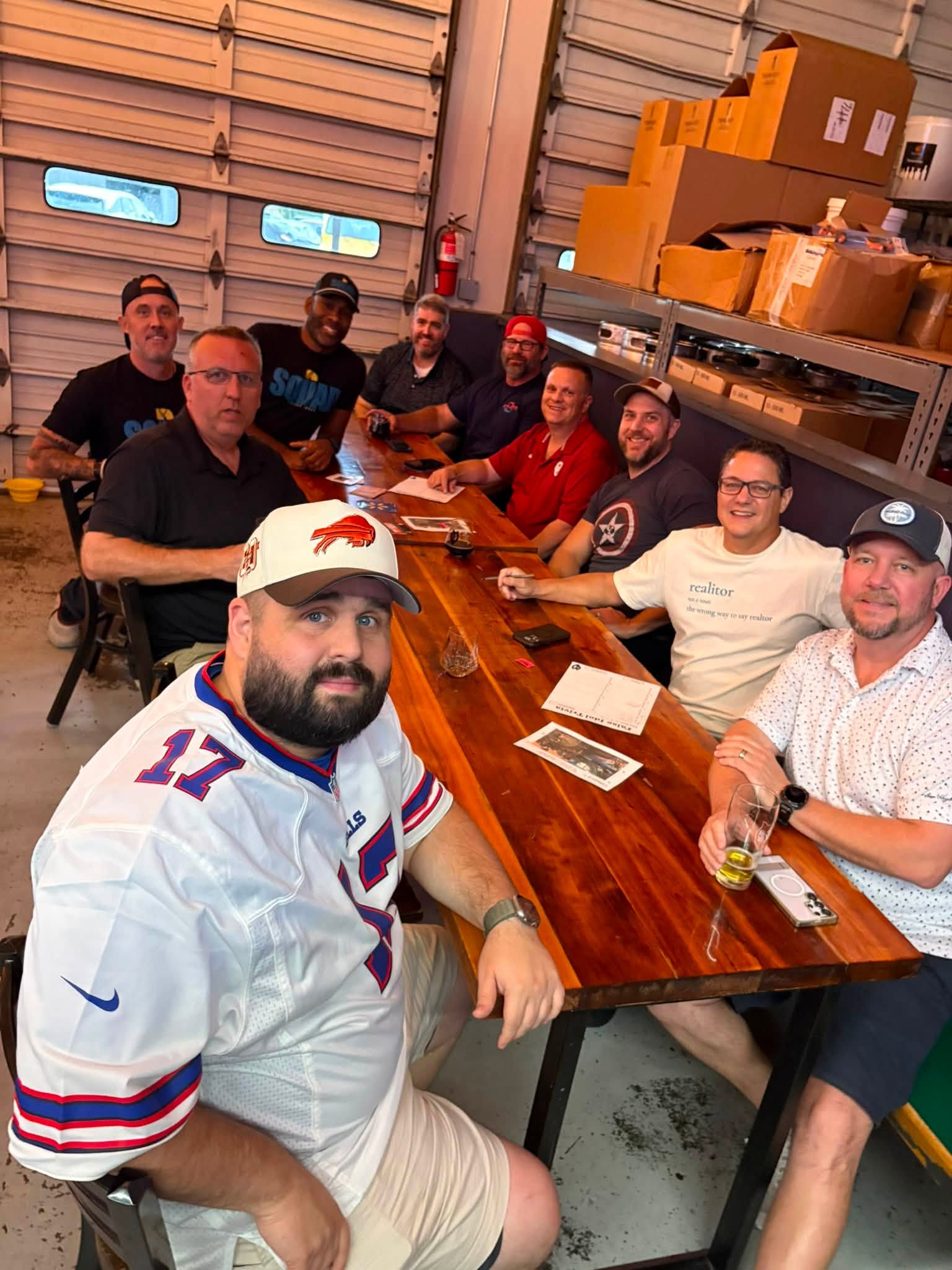 Dads around a long table